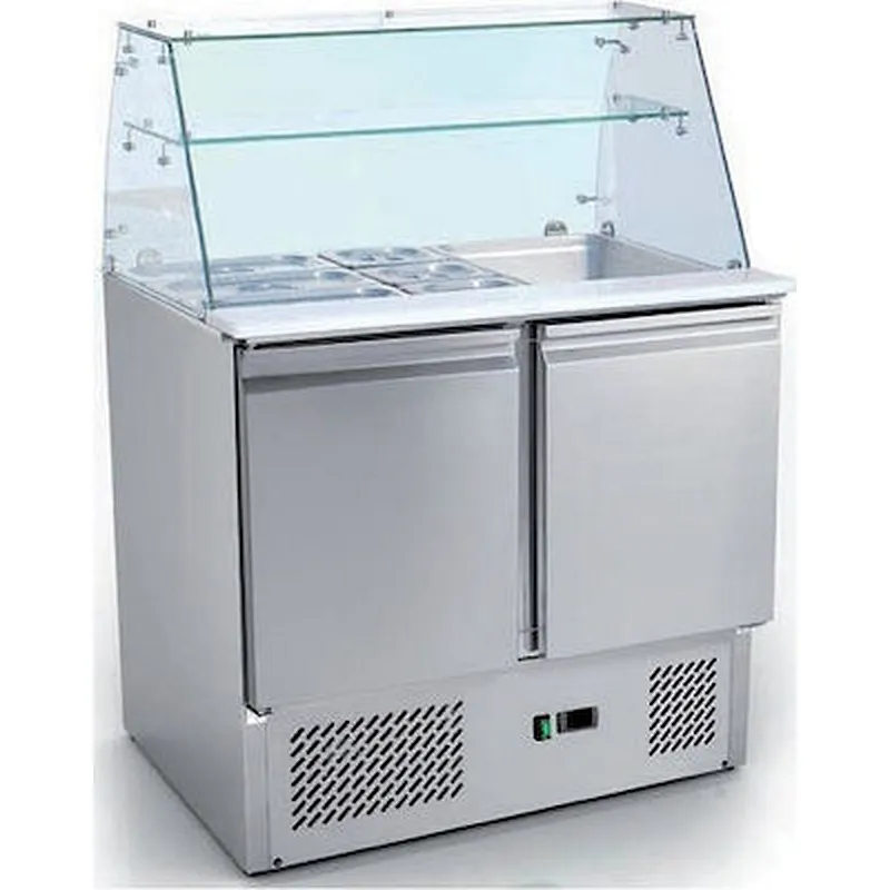 CNJT commercial refrigerator saladette counter